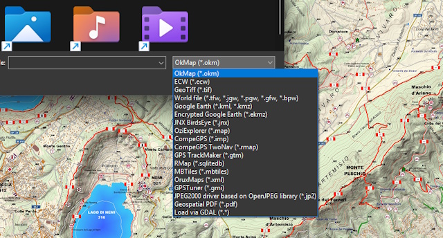 Import and Export Maps and GPX