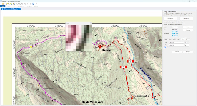 Georeferencing a raster map
