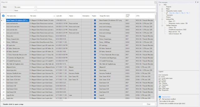 Organize Maps and GPS Data