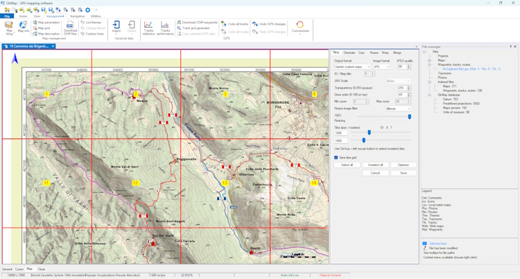 Creazione di una Garmin Custom Map da utilizzare sul GPS